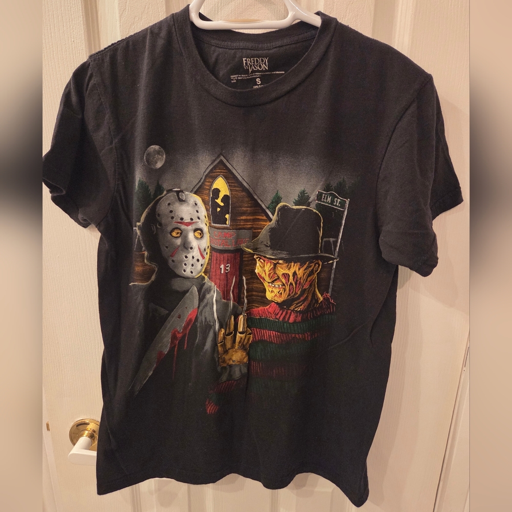 Freddy Kreuger , Jason Vorhees ,Friday the 13th,Nightmare on Elm Street T-Shirt